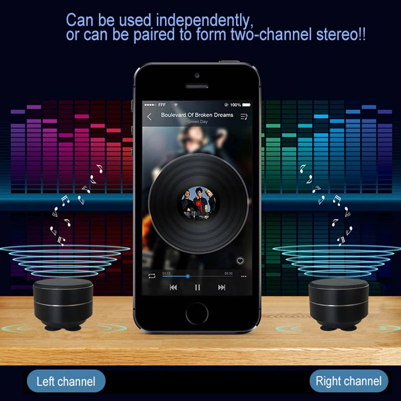 Bone conduction wireless speaker - sucker mount, TWS hi-fi sound enhanced bass, wearable loop, resonance features dynamic audio